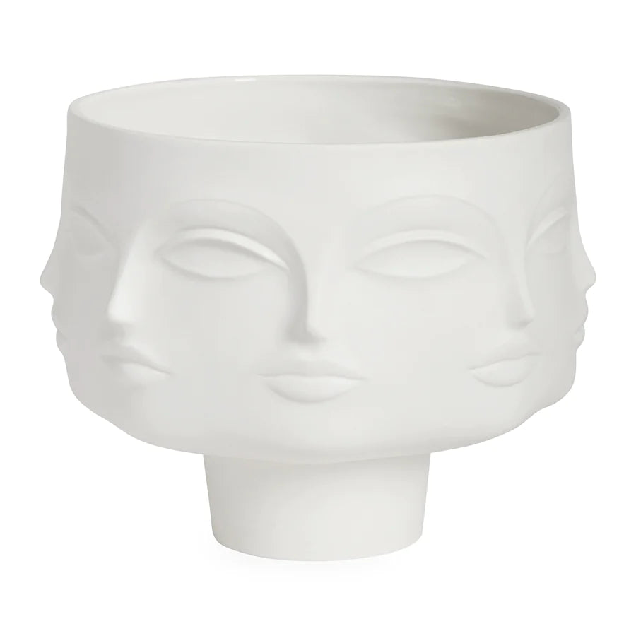 Dora Maar Pedestal Bowl (White)