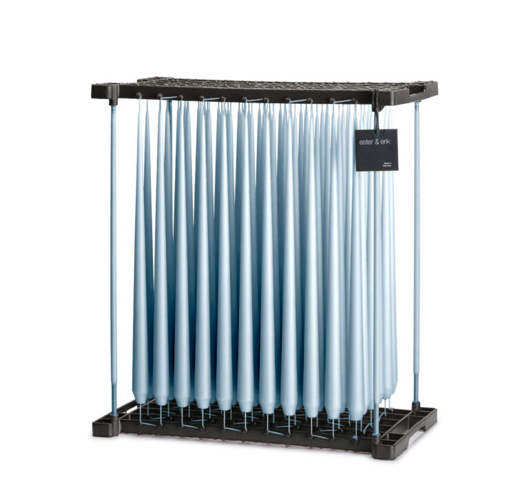 Set van 2 kaarsen (Dusty Blue Matt)