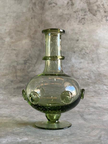 Glazen vaas Groen d12xH20cm