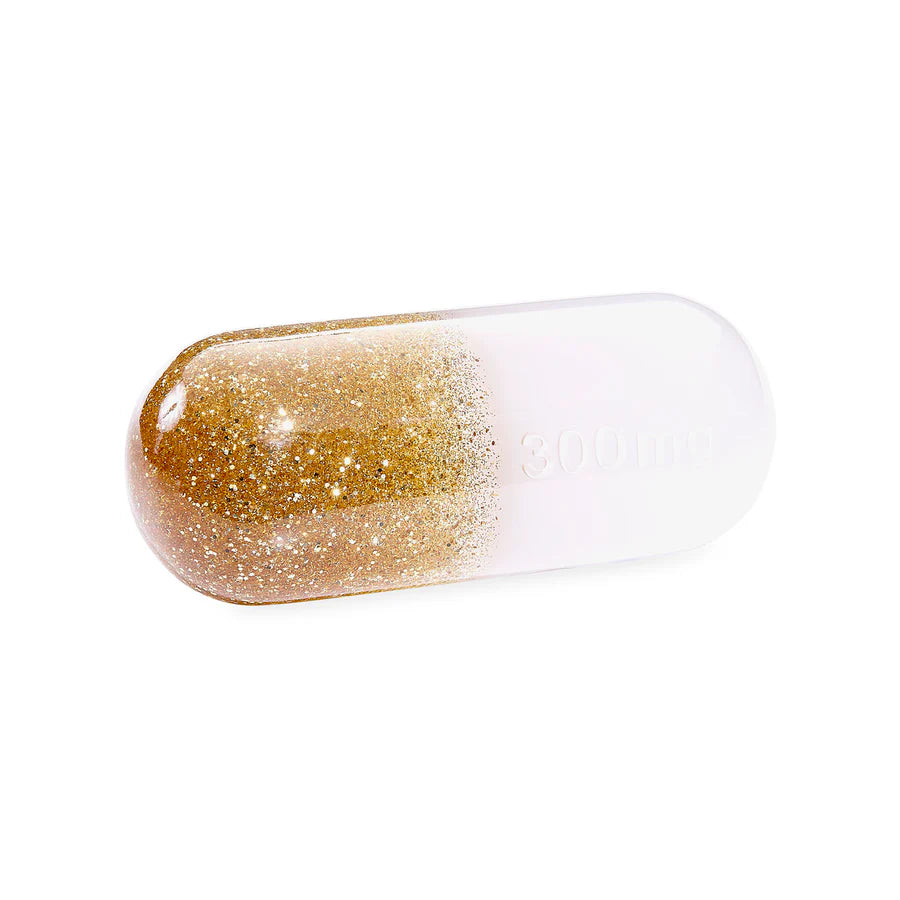 Acrylic Pill 300mg M (Goud Glitter)