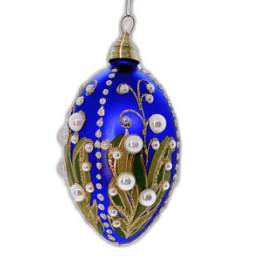 Fabergé Lilly of the Valley ei blauw