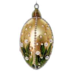 Fabergé Lilly of the Valley ei goud