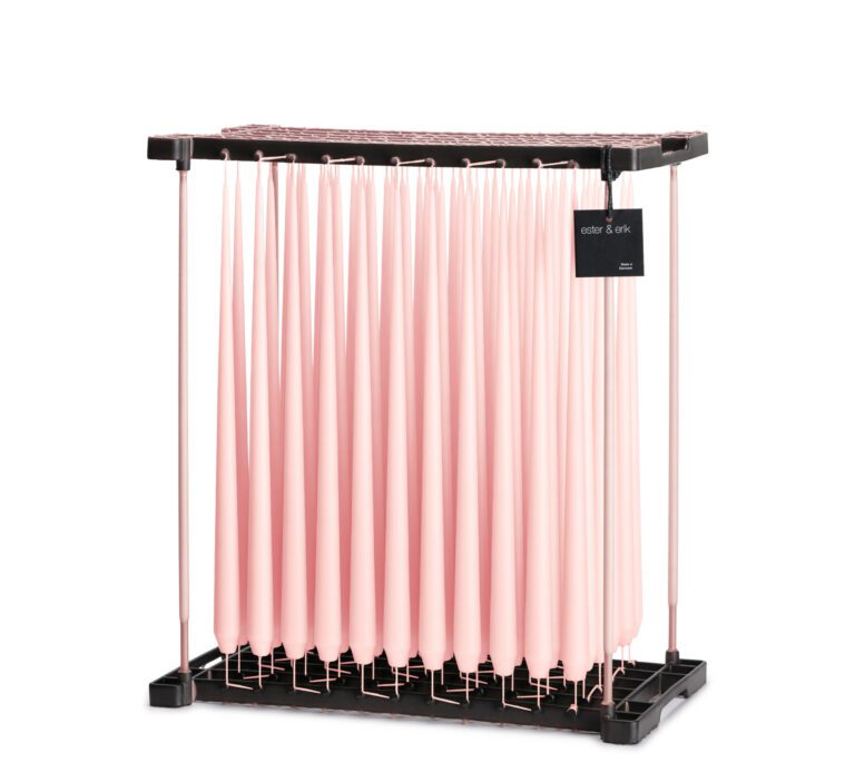 Set van 2 kaarsen (Roze Quartz Matt)