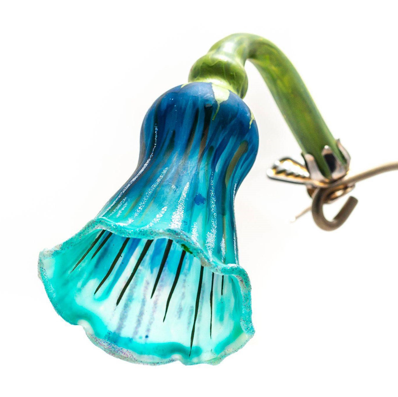 Kersthanger blauwe kelk bloem