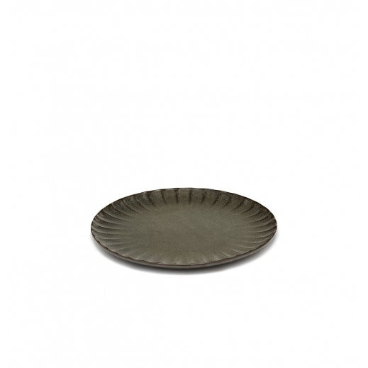 Bord Inku XS, groen, set van 4 (D15cm)