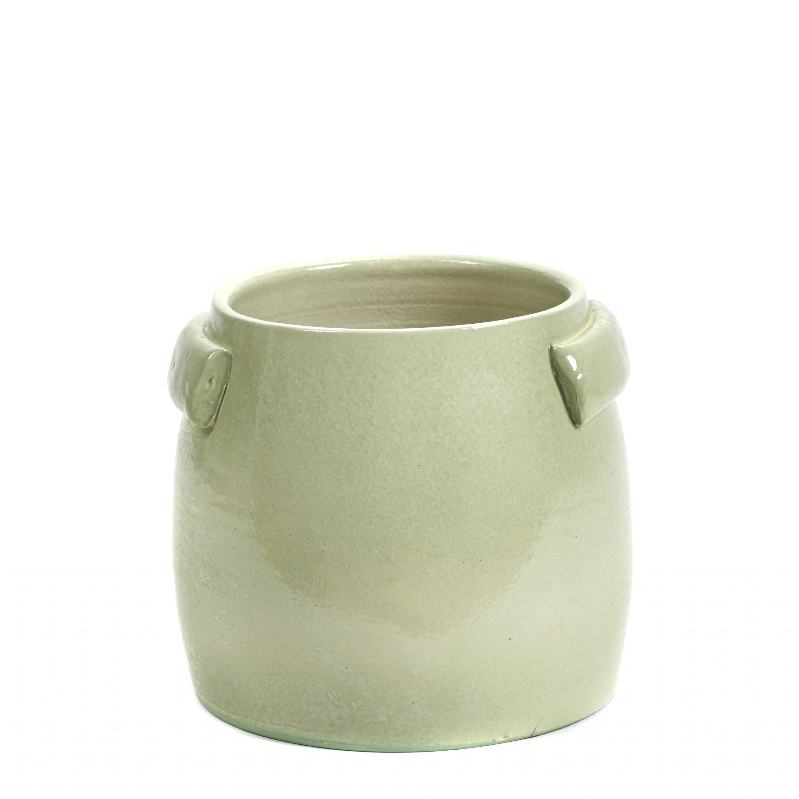 Sierpot groen jars 22*19cm