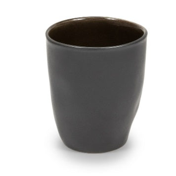 Beker Grijs Puur, set van 2