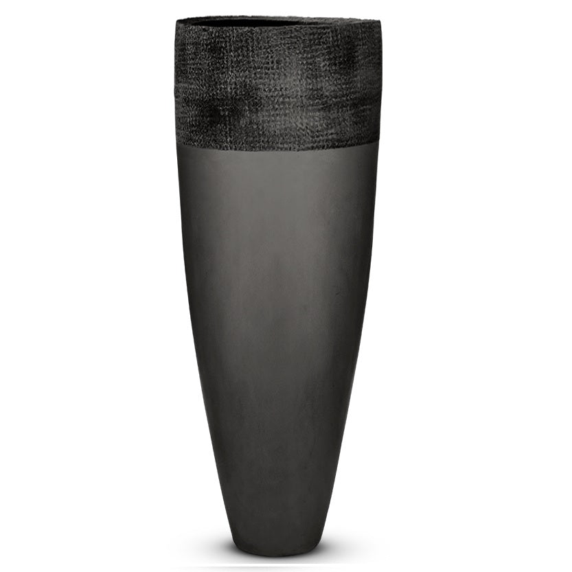 Paris vaas D40 H120 (Zwart)