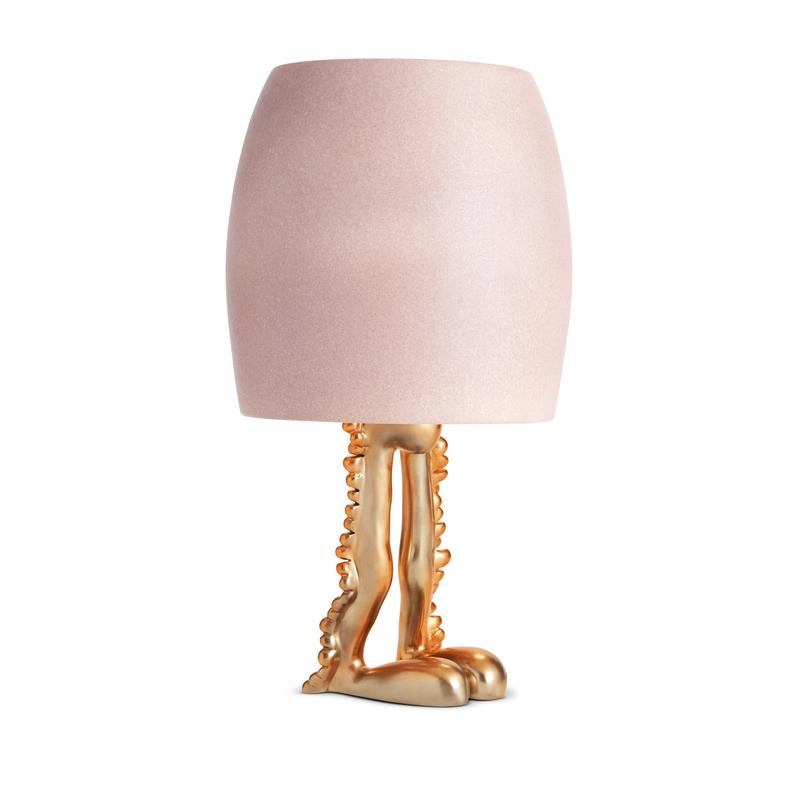 Haas Simon Leg Lamp (Pink/Gold)