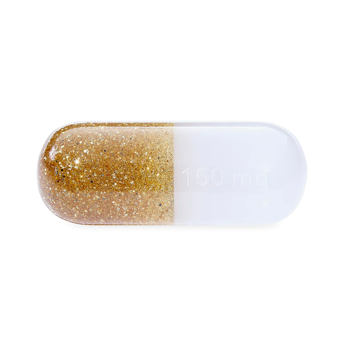 Acrylic Pill 150mg S (Goud Glitter)