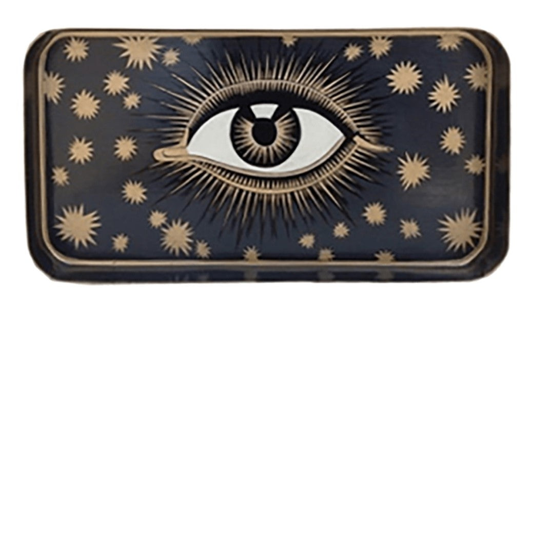 Dienblad zwart oog 32x17cm