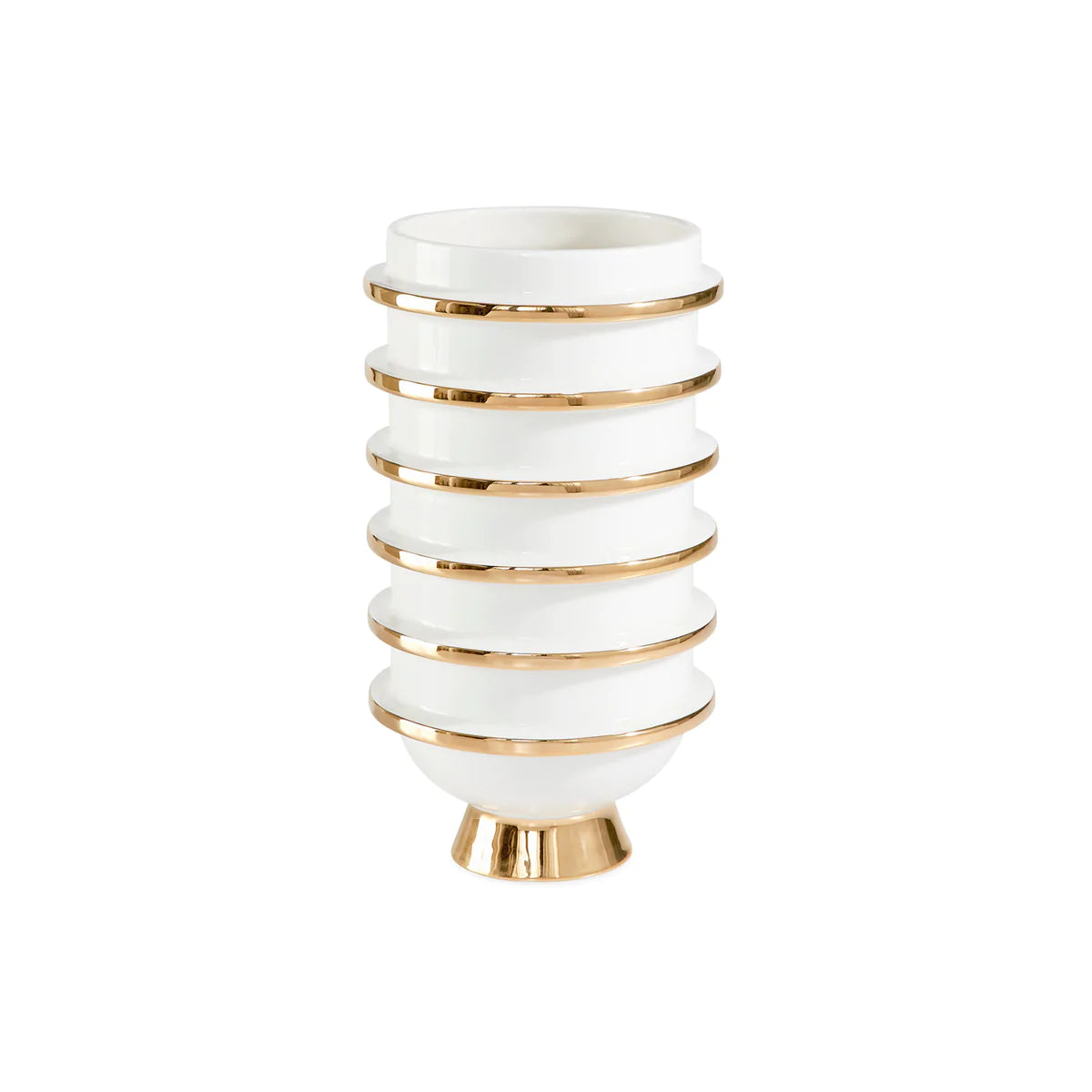 Orbit Urn Vase (White Gold)