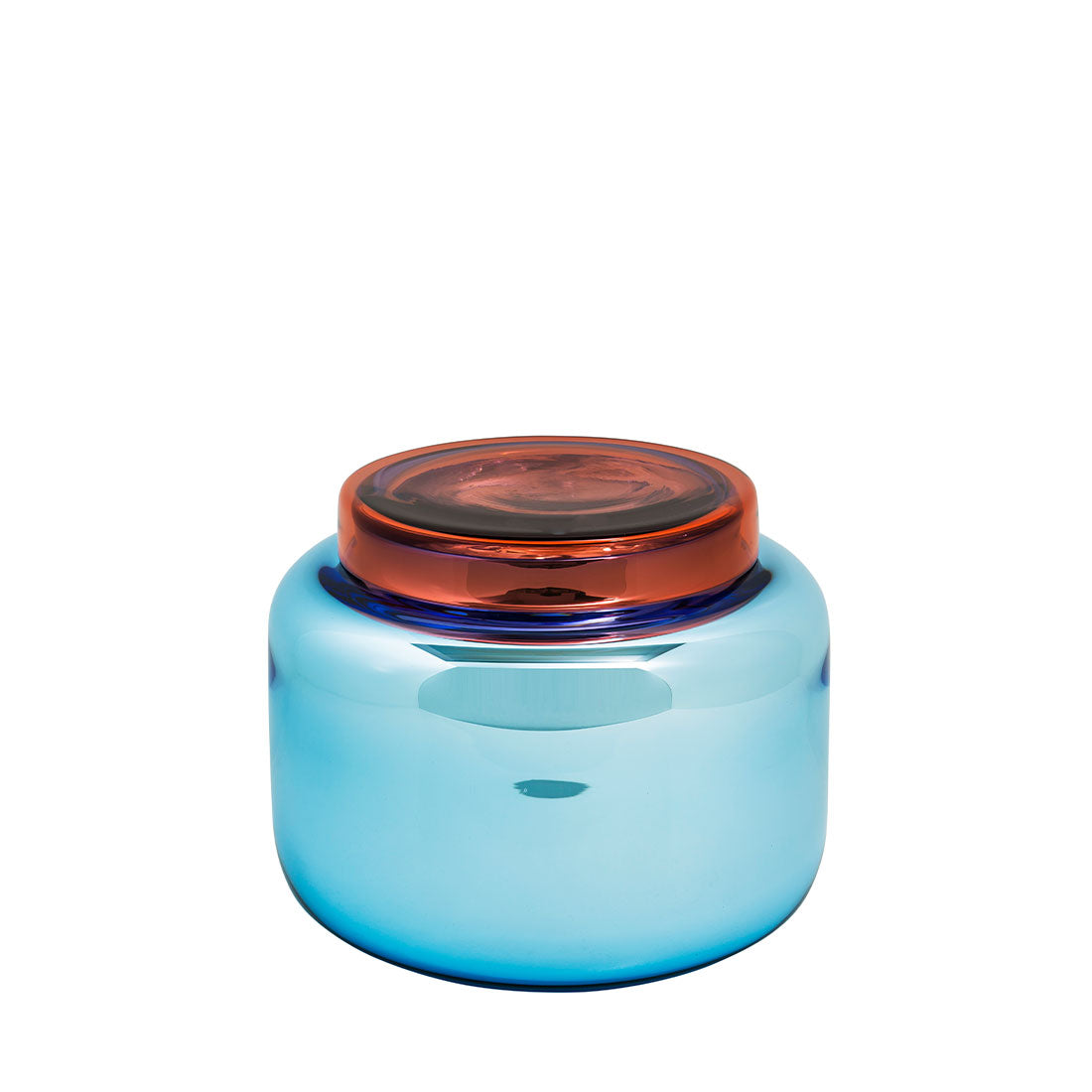 Container laag, blauw/rood