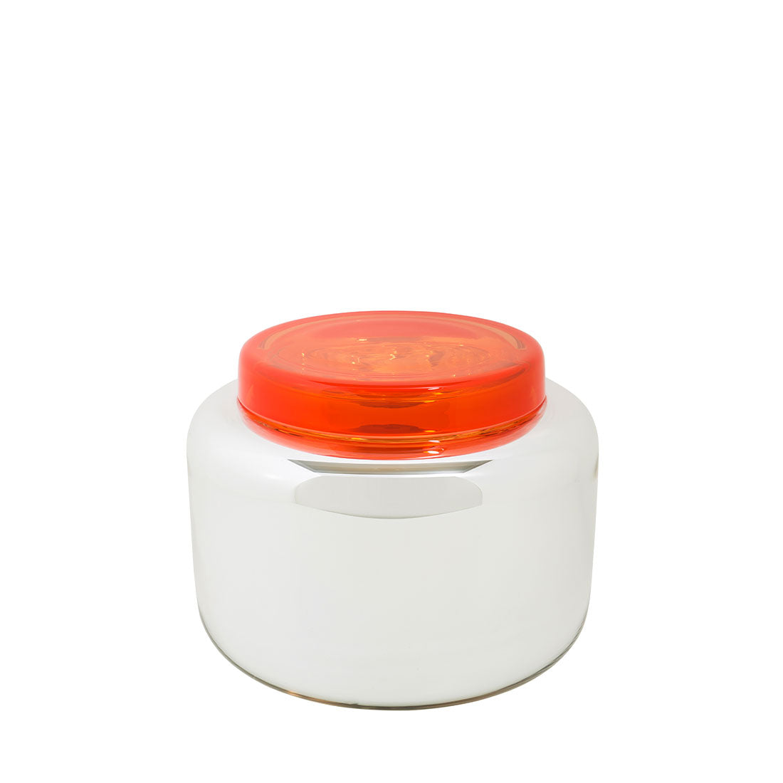 Container laag, zilver/rood