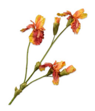 Iris tak GEEL/ORANJE 102 cm