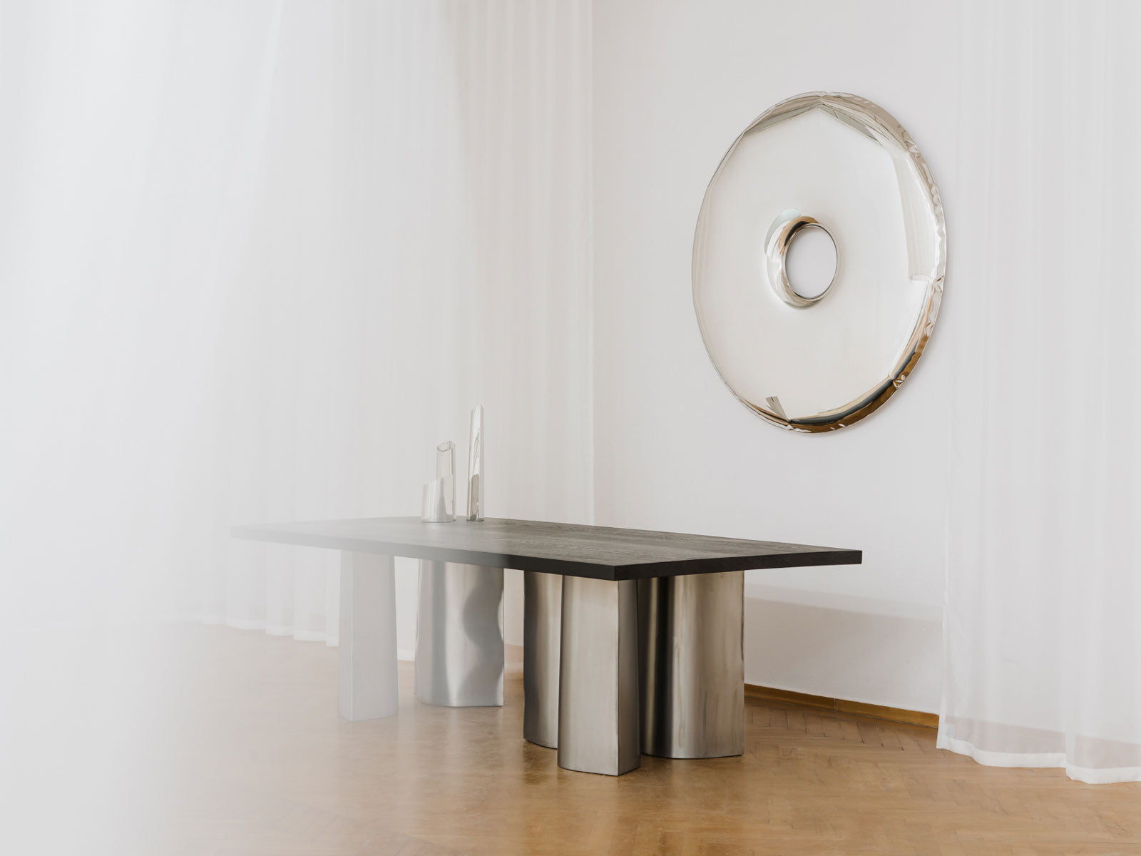 Rondo Spiegel (Inox Polished)