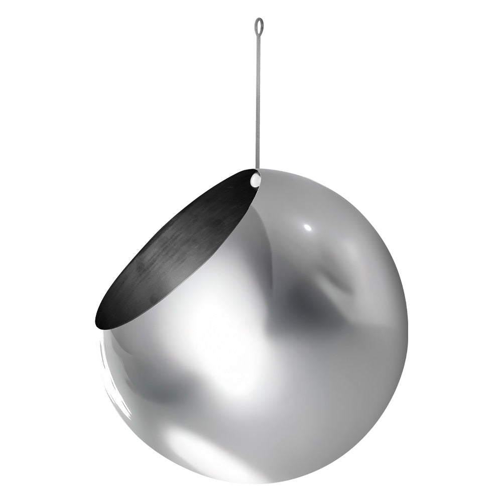 Globe Hanging Flowerpot 21cm (Silver)