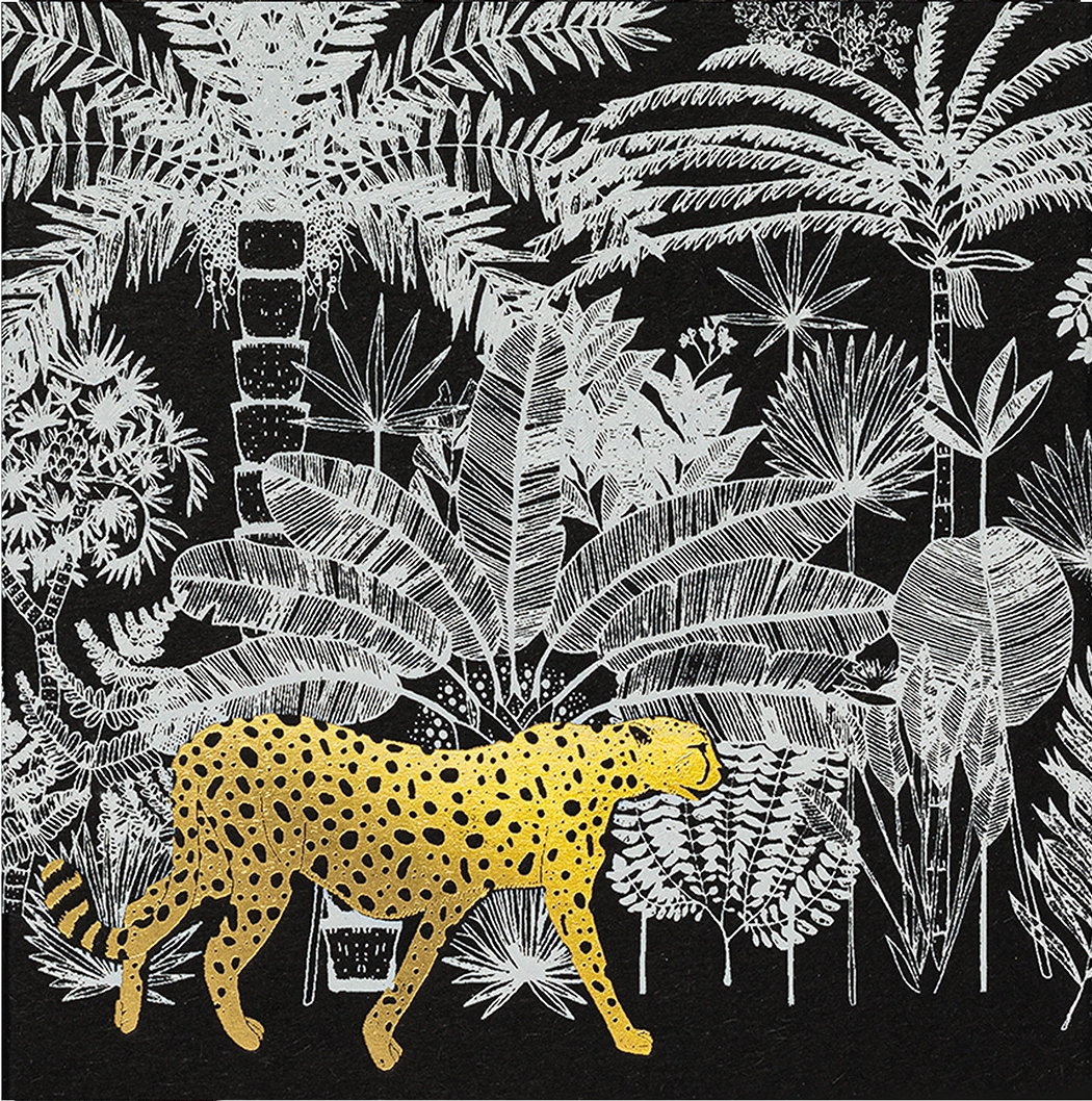 Black Cheetah in Jungle Matches