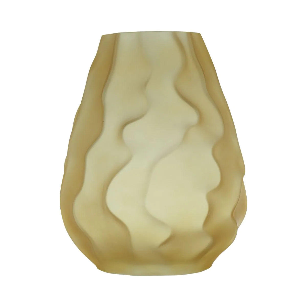 Crinkle Vase (Yellow)