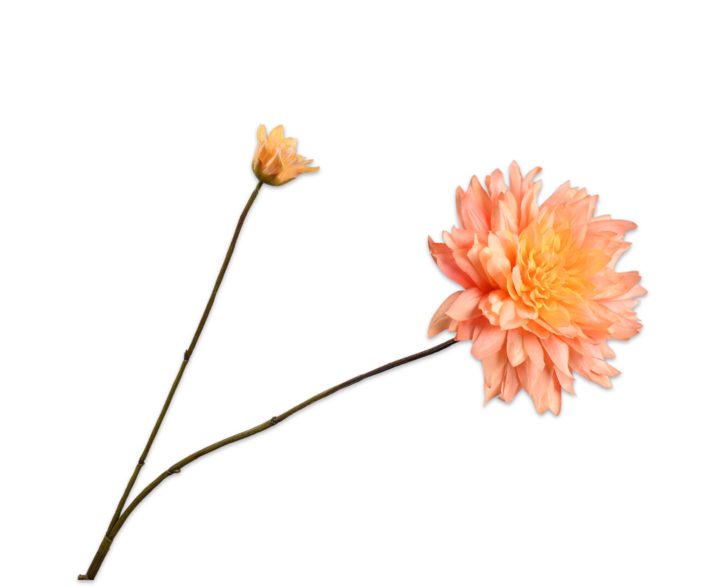 Dahlia Tak 102cm (Oranje Real Touch)