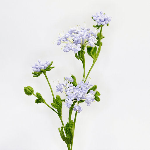 Gehaakte Blauwe Kantbloem Bloem (Blue)