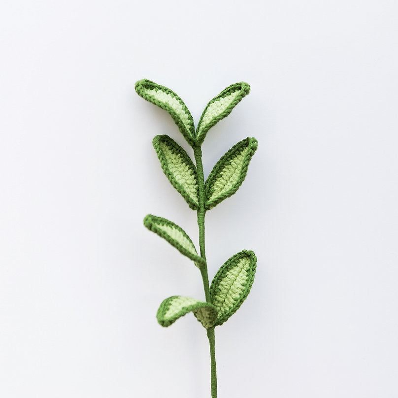 Gehaakte Buxus Blad (Groen)