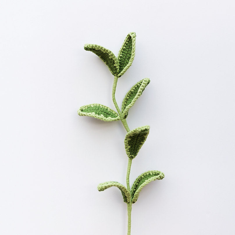 Gehaakte Buxus Blad (Groen)