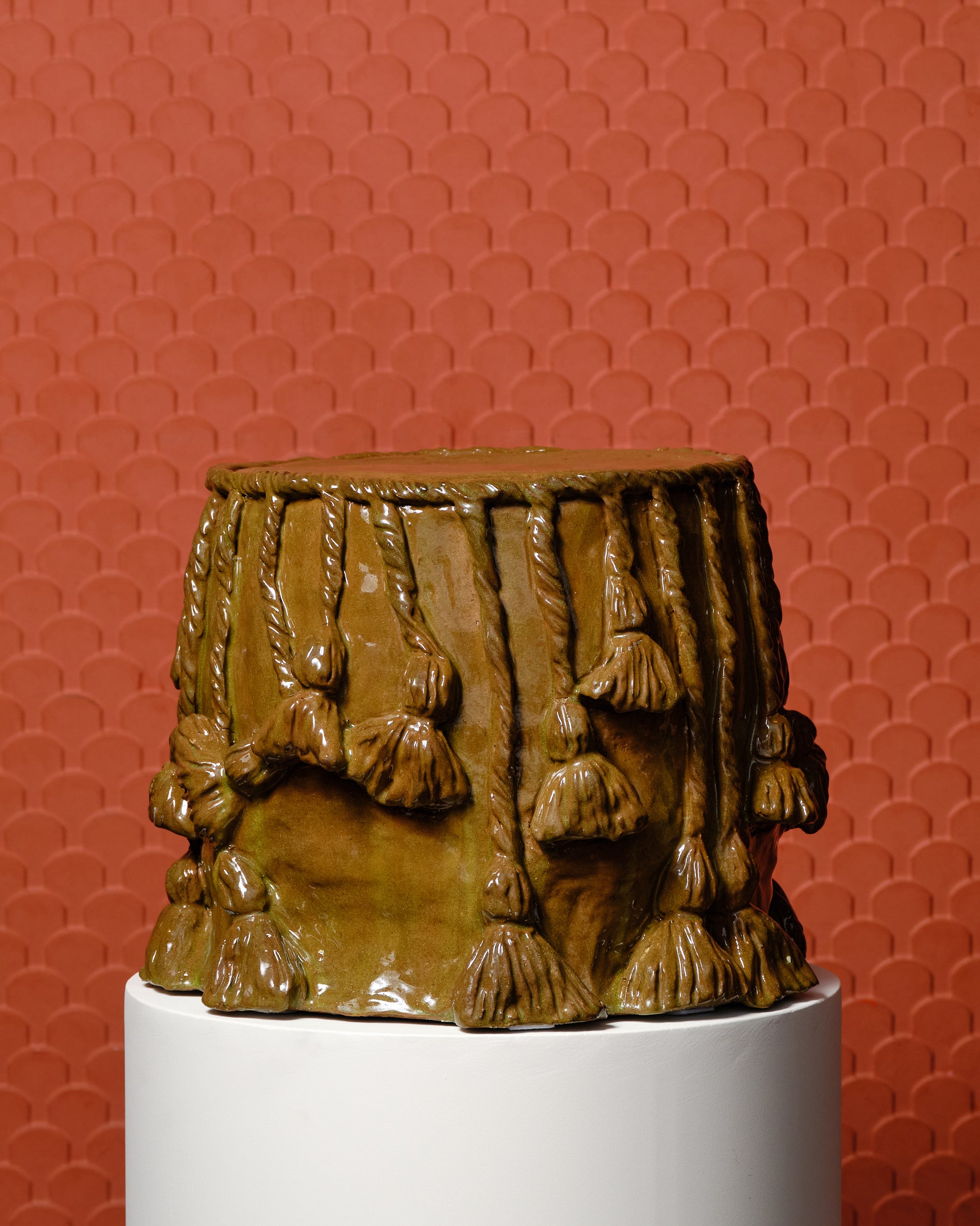Petit Tabouret Pompons