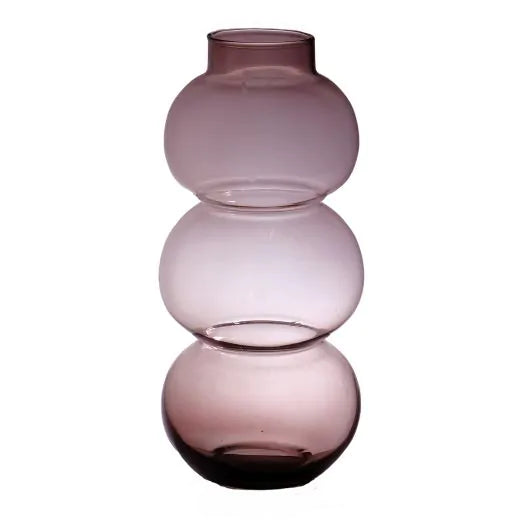 Round Trio Vase (Purple)