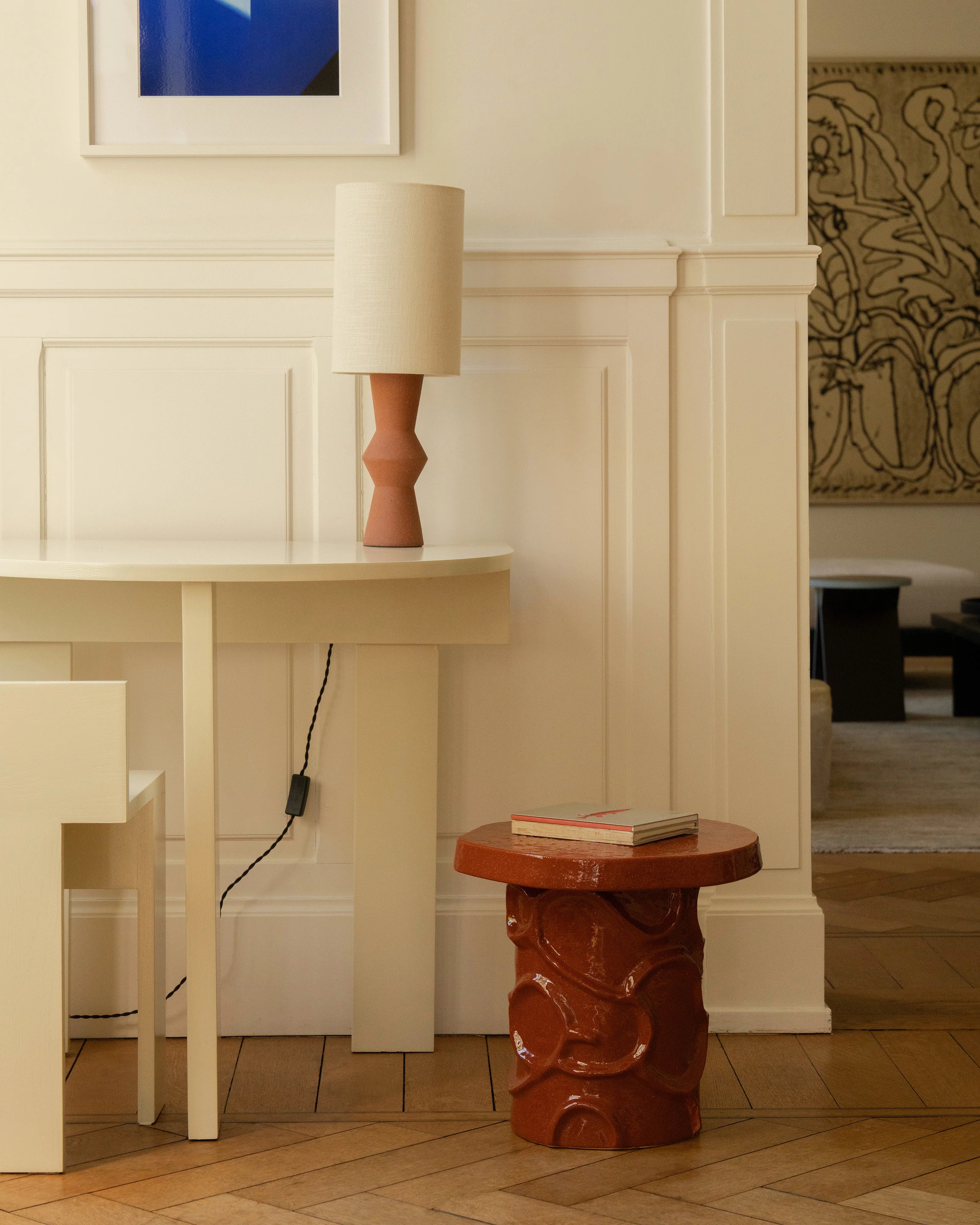 Side Table Mena (Rust)