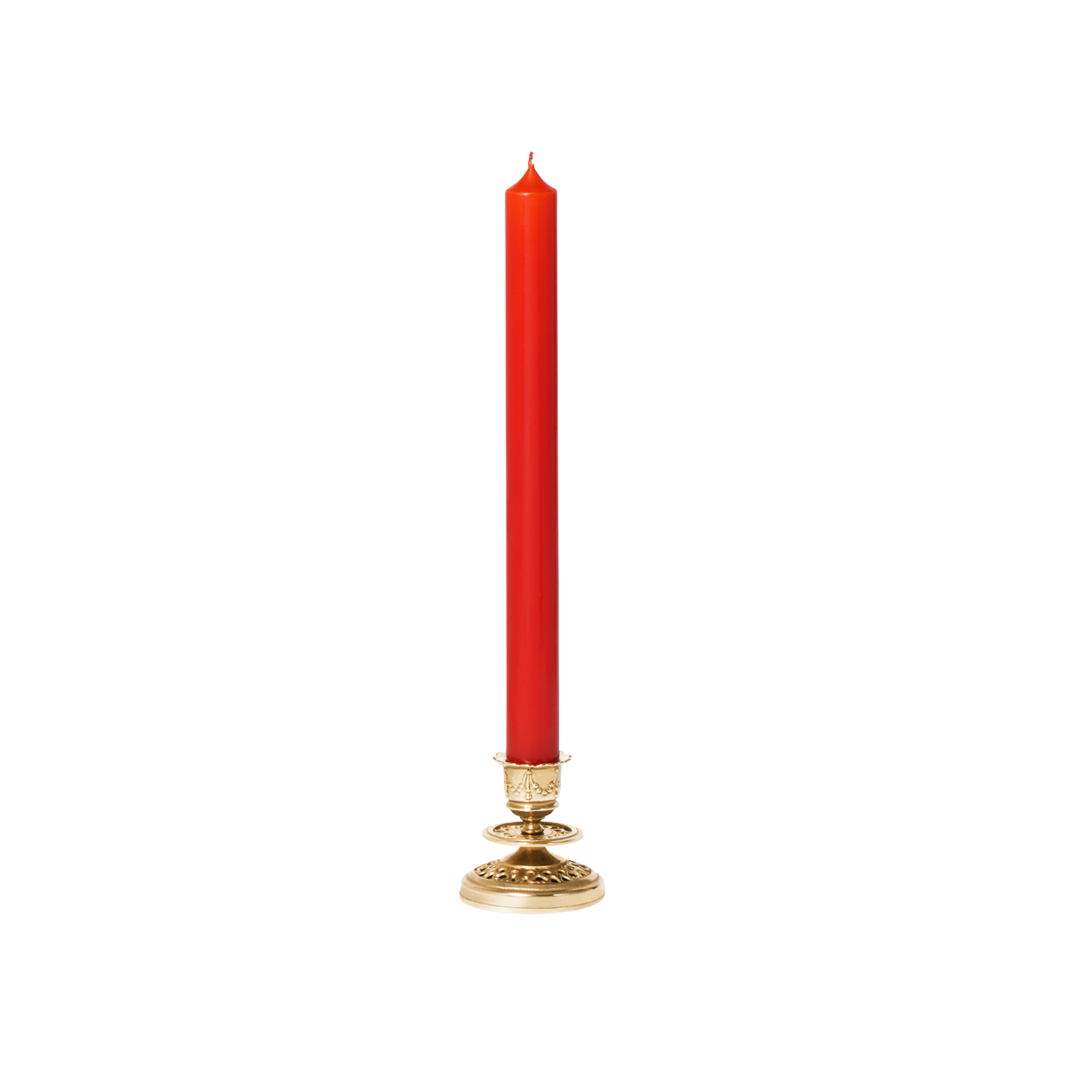 Chiselled Candlestick Holder (Gold)